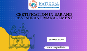 Certification In Bar And Restaurant Management